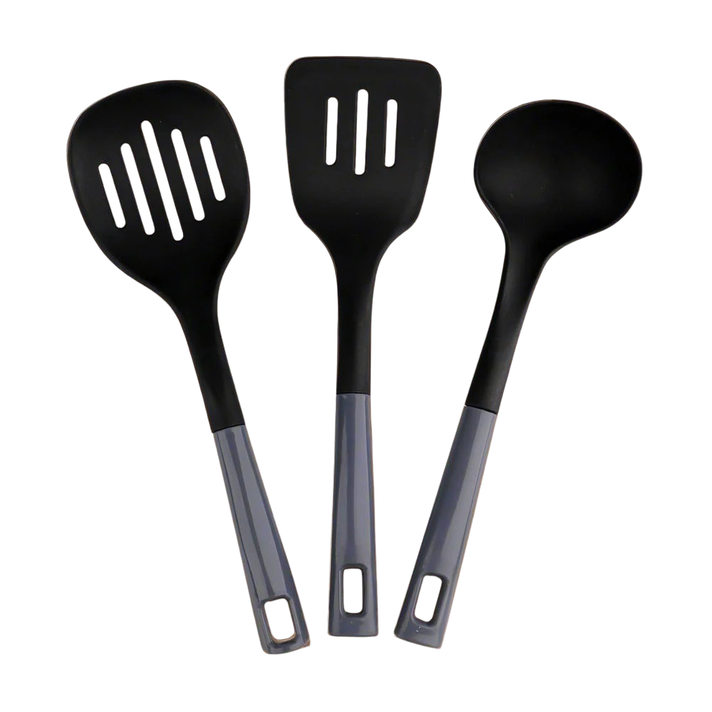 Majestic Premium Quality Mini Nonstick Gift Set 3 Pcs Kitchen Set - Tawa Wok & Spoons / Trio Series