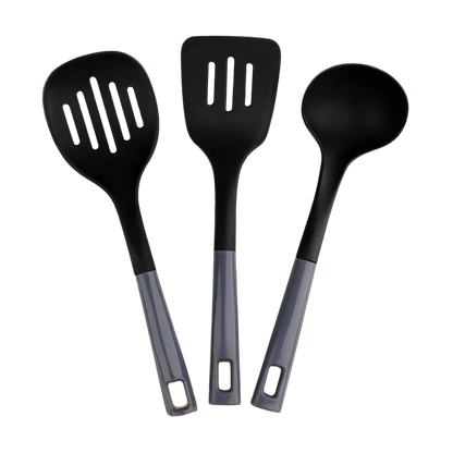 Majestic Premium Quality Mini Nonstick Gift Set 3 Pcs Kitchen Set - Tawa Wok & Spoons / Trio Series