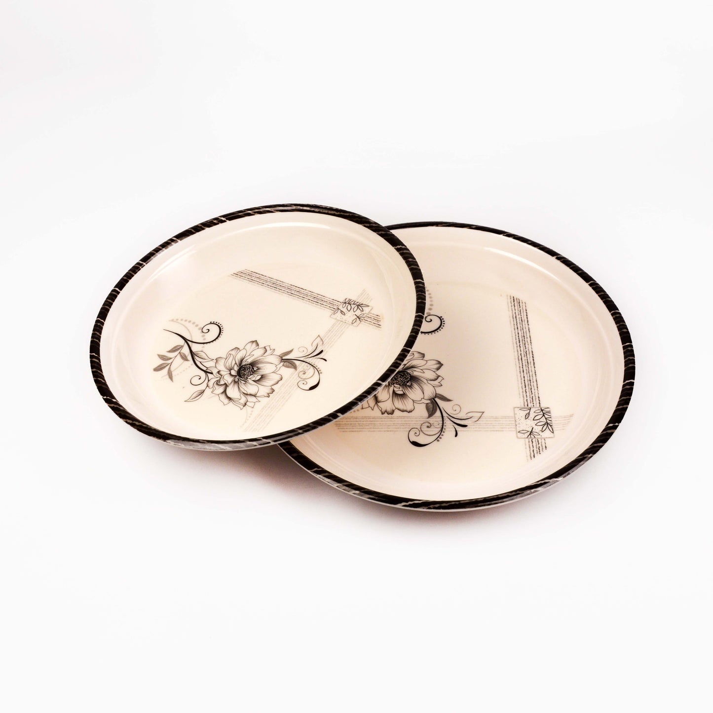 Majestic Melamine 6 pieces plate RT set  Made of BPA-free break resistant melamine