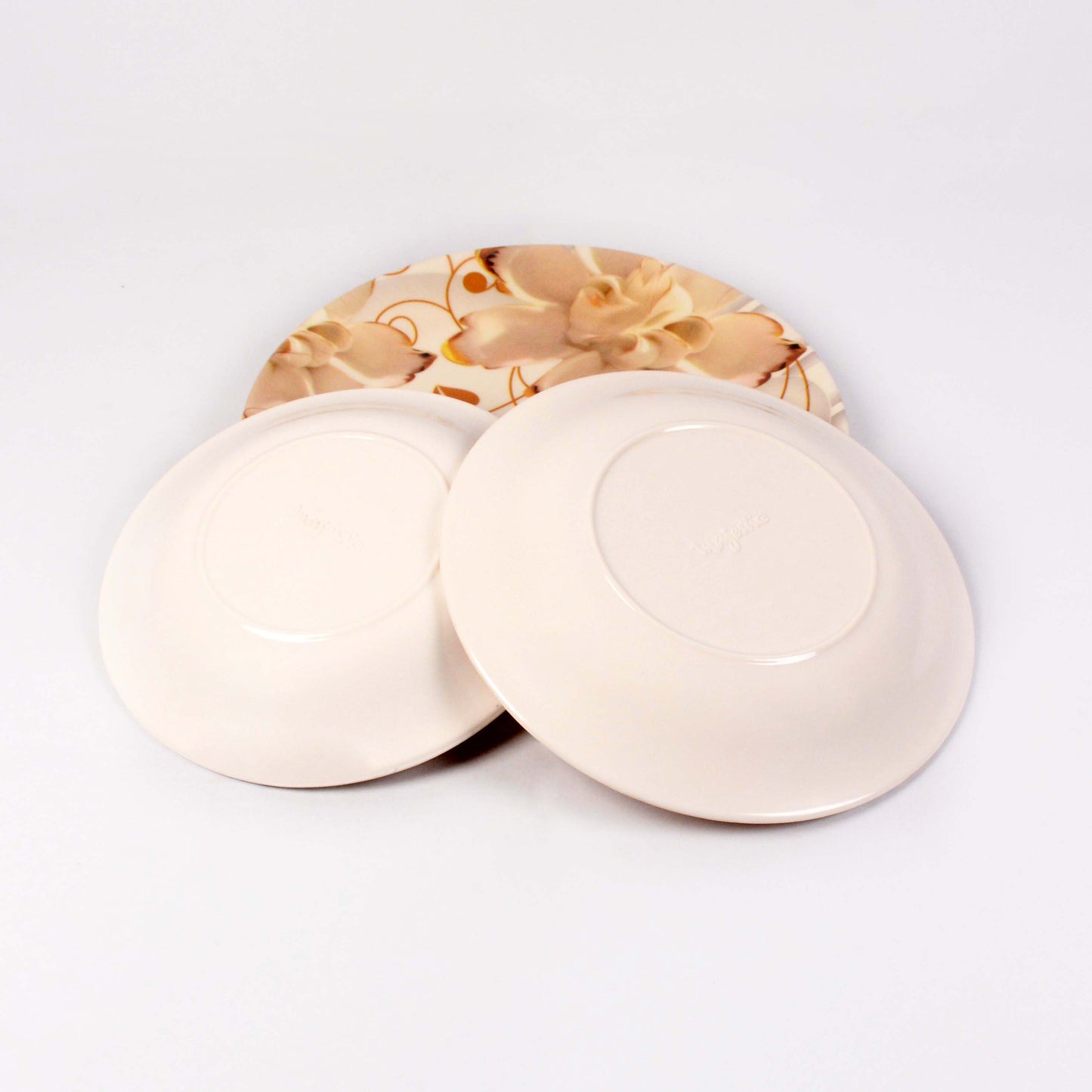 Majestic Melamine 6 pieces plate set DOUBLE GLAZE SET Made of BPA-free break resistant melamine