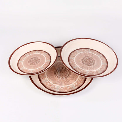 Majestic Melamine 6 pieces plate RT set  Made of BPA-free break resistant melamine