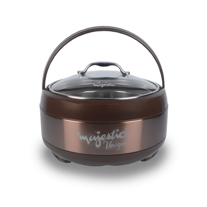 Majestic Unique 4L Large Hotpot – Premium Insulated Food Warmer |Keeps Food Hot & Fresh