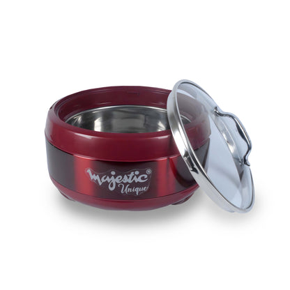 Majestic Unique 4L Large Hotpot – Premium Insulated Food Warmer |Keeps Food Hot & Fresh