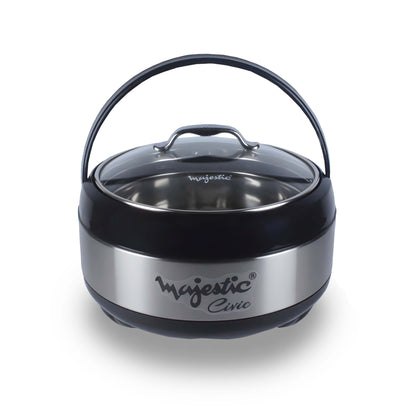 Majestic Unique 4L Large Hotpot – Premium Insulated Food Warmer |Keeps Food Hot & Fresh