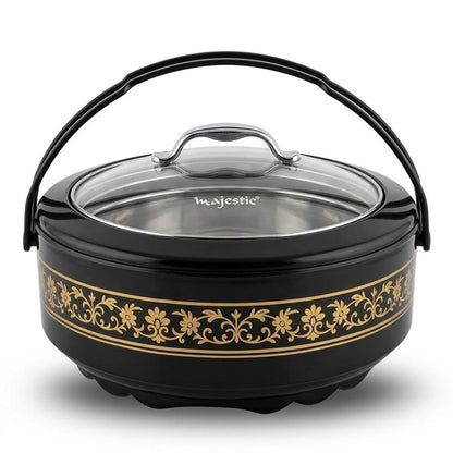 Majestic Havale 4L Large Hotpot – Premium Insulated Food Warmer |Keeps Food Hot & Fresh