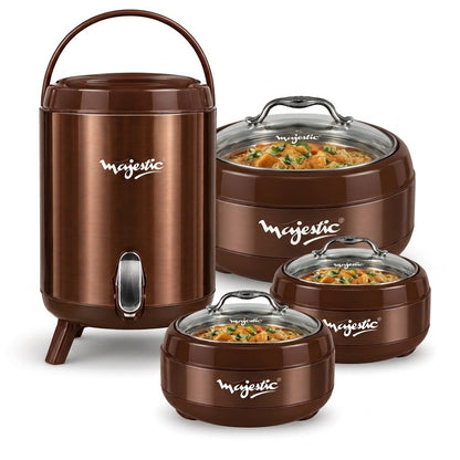 Majestic 4-Piece Hotpot Set with 10L Cooler – Premium Insulated Serving Set